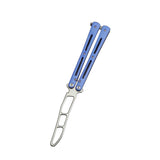 Uxcellmo Folding G10 Bearing  Trainer Practice Tool YF-D0675 blue with Repair Screw Set