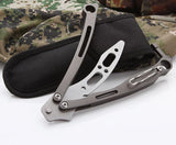 Tactical Combat Trainer Training folding Tool Balisong Knife UX-D0708