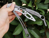 Tactical Combat Trainer Training folding Tool Balisong Knife UX-D0708