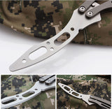 Tactical Combat Trainer Training folding Tool Balisong Knife UX-D0708