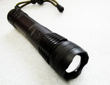 High-brightness LED long-range telescopic zoom night fishing USB rechargeable flashlight