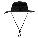 Outdoor Hiking Fishing Men's Women's Mesh Wide Brim Jungle Sun Hat Cap with wind rope