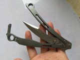 Tactical Combat Trainer Training folding Tool Balisong Knife UX-D0708