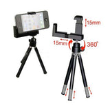 Flexible Rotatable Tripod Stand Holder for iPhone Camera Mobile Phone PDA
