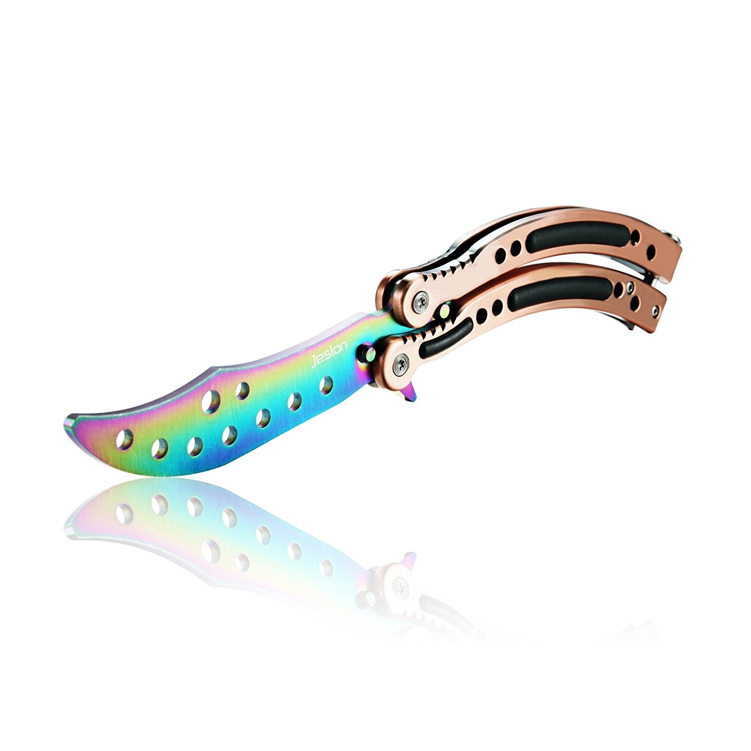 Butterfly Knife Trainer Dull Comb 100% Safe – Winged Edge Butterfly Knives  & Balisong Trainers