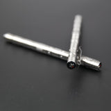 Stainless Steel Tactical Ball Point Pen With Knife Compass Self Defense EDC Tool