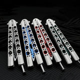 Toptens Folding Tactical Balisong Trainer Training Balisong Flip Practice Tools