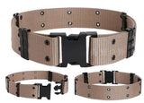 Outdoor Canvas training tactical army fan equipment Field bat CS Unisex Belt