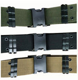 Outdoor Canvas training tactical army fan equipment Field bat CS Unisex Belt