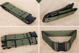 Outdoor Canvas training tactical army fan equipment Field bat CS Unisex Belt