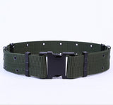 Outdoor Canvas training tactical army fan equipment Field bat CS Unisex Belt