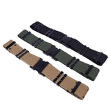 Outdoor Canvas training tactical army fan equipment Field bat CS Unisex Belt