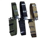 Outdoor Canvas training tactical army fan equipment Field bat CS Unisex Belt