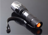 Camping Outdoot Emergency Flashlights High Lumen Tactical Flashlight Zoomable 5 Modes Water Resistant Handheld Light